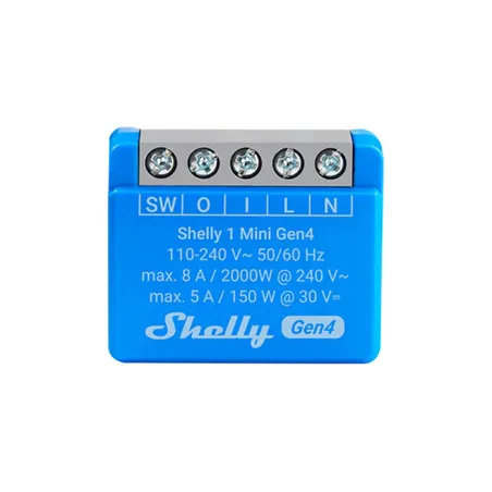 Shelly 1 Mini Gen4 Controller Zigbee/Matter